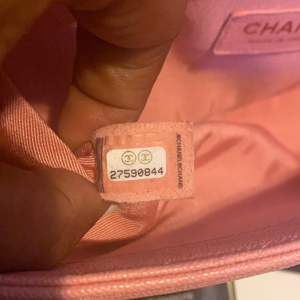 *SOLD* CHANEL Pink Caviar Boy Bag - Picture 6 of 16